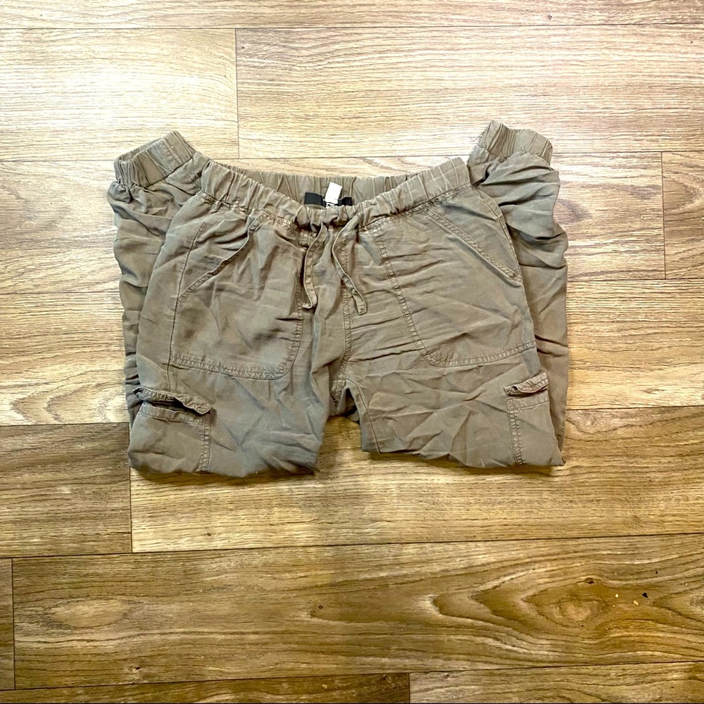 Breathable Army Green Joggers